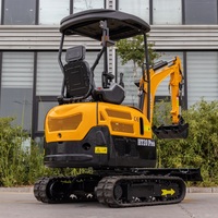Mini pelle approuvée CE, usine directe de Chine, mini excavatrice à bras oscillant, pas cher, 1 tonne, 2 tonnes