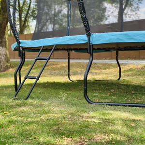 <span class=keywords><strong>Trampoline</strong></span> ovale Zoshine avec <span class=keywords><strong>poteaux</strong></span> courbes et <span class=keywords><strong>filet</strong></span> de sécurité, <span class=keywords><strong>trampoline</strong></span> de loisirs, couverture de ressort en PVC haute résistance - Product Image 6