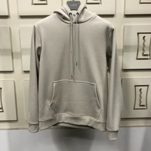 Nuova Felpa Pullover con Cappuccio Personalizzata in Puro Cotone 320g Tinta Unita Double-Face per Abbigliamento di <span class=keywords><strong>Gruppo</strong></span> su Misura - Product Image 2