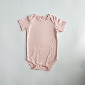 Body de Bebé Unisex con Estampado de Transferencia Térmica y Logotipo Personalizado, Multicolor, de Seda de Leche Doble Pulida, sin Mangas, 180g, con Botones, para Verano - Product Image 6