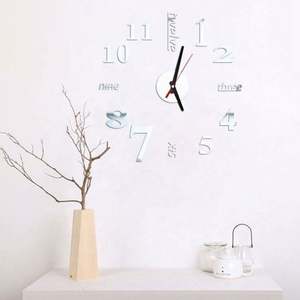 Digital <b>3D</b> Acrylic <b>Wall</b> <b>Clock</b> with Hangzhou Movement 40cm Size - Product Image 6