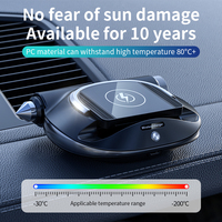 Chargeur de voiture sans fil PD pour iPhone 15 14 15W Support de téléphone portable à charge rapide avec aromathérapie et type magnétique