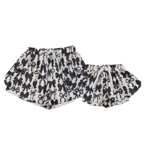 Vêtements de sport RTS, short décontracté noir pour femme adulte, au-dessus du genou, avec doublure, designs sportifs, yoga, maman et moi, respirant - Product Image 1