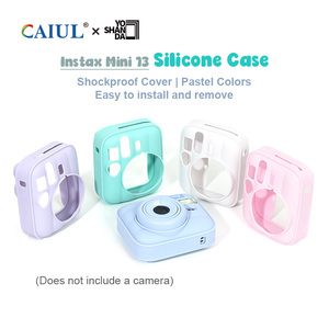 Housse de protection en silicone pour <span class=keywords><strong>Instax</strong></span> Mini 13, étui souple, protection intégrale anti-rayures, coque portable, écologique, étui <span class=keywords><strong>Instax</strong></span> - Product Image 4