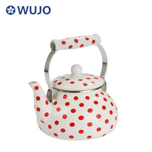 إبريق شاي مطلي بالمينا رائج البيع، غلاية مينا مخصصة، وعاء قهوة مطلي بالمينا - Product Image 5