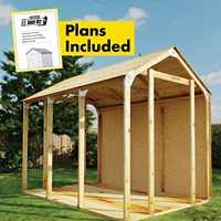 Kit de cabane personnalisée 2x4 Basics avec toit en pente, maison mobile, matériaux de maison préfabriquée