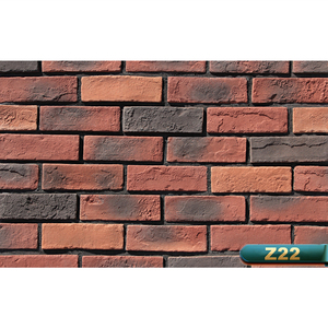 Revêtement mural décoratif en briques rouges BERICH Z18, faux briques murales en vente - Product Image 5