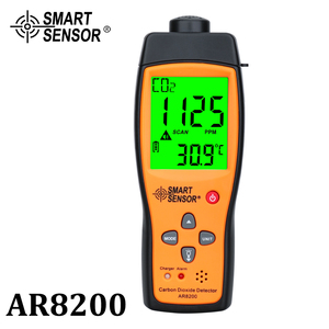 Détecteur de gaz CO2 professionnel avec alarme sonore et lumineuse, moniteur de qualité de l'air intérieur haute précision - Product Image 2