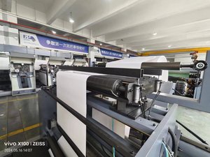 Máquina de Impresión y Fabricación de Envases de Papel Desechables para Alimentos, con Prensa Flexográfica en Línea de Unidades Horizontales y Procesamiento Rollo a Rollo - Product Image 6
