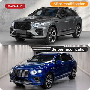 Kit de carrosserie de Style V8S en Fiber de carbone sec de <span class=keywords><strong>prix</strong></span> usine pour <span class=keywords><strong>Bentley</strong></span> <span class=keywords><strong>Bentayga</strong></span> Kit de carrosserie de jupes latérales de capot de diffuseur arrière de lèvre avant - Product Image 4
