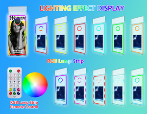Xách tay LED gương photobooth tương thích màn hình <span class=keywords><strong>LCD</strong></span> tự động chia sẻ phương tiện truyền thông xã hội - Product Image 5