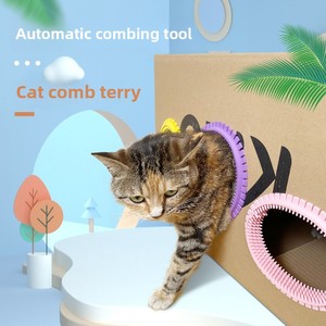 Automatisches hauts pezi fisches Katzenkamm-Artefakt-Kunststoff material entfernt klebriges schwebendes Haaren tfernungs werkzeug für abgestorbenes Haar mit kostenlosem Versand - Product Image 5