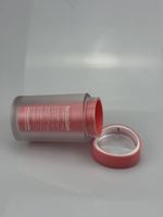 Flacon à pilules en acrylique à double paroi épaissi, emballage de luxe pour compléments alimentaires en poudre et capsules, taille personnalisée