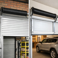 Ressorts de torsion personnalisables en acier pour porte de garage, ressorts durables pour volet roulant avec câble de sécurité pour pièces de réparation de porte de garage