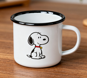 Chirpy Chick Duo smalto tazza simpatico cartone animato animale eco-friendly portatile tazza da campeggio per bambini - Product Image 3