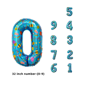 Ballon géant en aluminium de 32 pouces en forme de chiffres 0-9 pour décorations de fête d'anniversaire et de mariage - Product Image 3