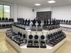 เครื่องทำวาฟเฟิลไข่สองหัวเครื่องทำวาฟเฟิลแบบหมุนไฟฟ้าการดำเนินงานดิจิตอล - Product Image 2