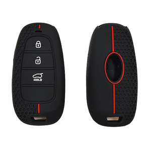 Funda Protectora de Silicona para Llaves de Coche, para <span class=keywords><strong>Tucson</strong></span>, Santa Fe, Sonata Hybrid, Nexo, para <span class=keywords><strong>Hyundai</strong></span> - Product Image 5