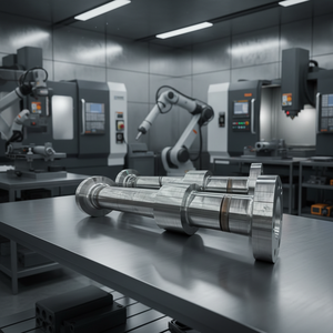 Высококачественный, быстродоставляемый, крупногабаритный главный вал ветряной турбины из высокотемпературного сплава нержавеющей стали, настраиваемая модель, HaiYuan HeNan - Product Image 2