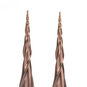 Côn CNC rắn tungsten carbide bóng mũi End Mill Cutter cho côn công cụ phay côn tráng CNC công cụ - Product Image 4