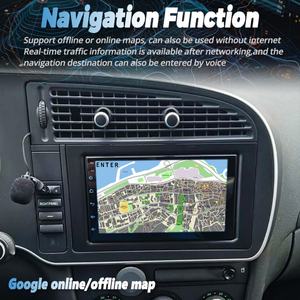 Reproductor de Video para SAAB 9-3 93 2007 2008, Unidad Principal de Auto Radio 2 Din Android 13, Radio para Auto con GPS, Navegación, Multimedia, Grabadora, Estéreo - Product Image 2
