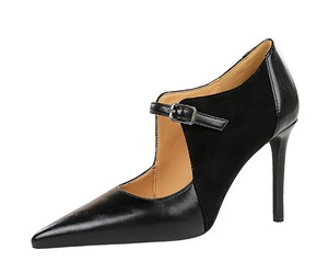 9783-1 Bigtree Femmes Rétro Sexy Talons Hauts Grande Taille 43 Sandales À Talons Minces Pointues Augmentation De La <span class=keywords><strong>Hauteur</strong></span> Et Caractéristiques À Feuilles Persistantes - Product Image 6