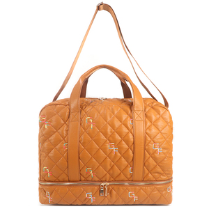 Bolsa de Viaje de Gran Capacidad con Logotipo Personalizado, Acolchada, de Algodón, con Compartimento Separado para Zapatos, Correa de Hombro Desmontable - Product Image 2
