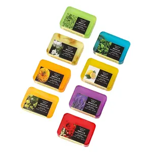 90g Thailand's same plant series glycerin facial soap cleansing, bathing, refreshing, oil control, and hand gift soap