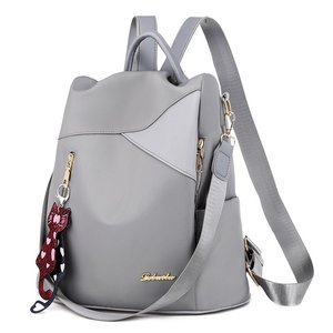 Zaino Casual da Donna Versatile Antifurto Impermeabile in Tessuto Oxford con Cuciture per Studenti - Product Image 5