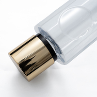 Vente en gros de flacons de spray corporel en PET personnalisables de 250 ml avec bouchon doré, emballage de parfum à étiquette privée pour les marques de beauté