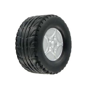 Jouets promotionnels en gros à prix réduit, balle anti-stress en mousse PU en forme de pneu - Product Image 1