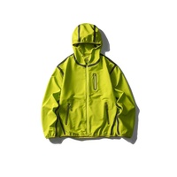 Veste coupe-vent technique Gorpcore pour la randonnée, séchage rapide, anti-rétrécissement, haute qualité, respirante, décontractée, avec plusieurs fermetures éclair