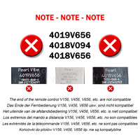 SOMMER Pearl 4018V000 TX55-868-4 Mando a distancia para puerta de garaje 868,8MHz/868,95MHz, compatible con receptor de motor SOMMER SOMloq2