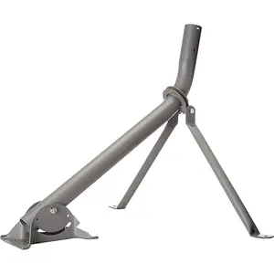 JH-Mech Satellite Tripod Mount Custom Outdoor Universal J Pipe Grey Metal Non-penetrating Roof Mount For Satellite Antenna