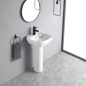 Lavabo Colonne Basique Durable pour Hôtels – Choix Économique - Product Image 2
