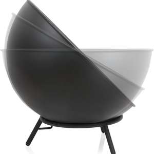 Brasero en acier certifié de bois de chauffage de grande cheminée de partie avec le gril de BBQ pour la partie de famille - Product Image 3