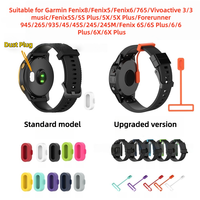 Uhren-Ladeanschluss-Schutz Weiche Silikon-Staubschutzkappen für Garmin Forerunner 265S/ Forerunner 265/ Forerunner 965/Fenix8