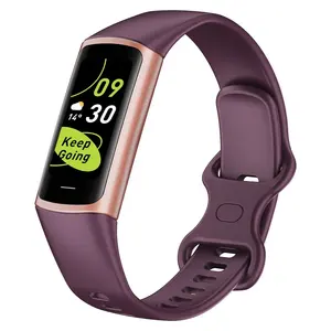 AMOLED Display Smart Bracelets C68 Heart Rate Blood Pressure Oxygen Body Temperature Call Message Reminder C68 Smart Band