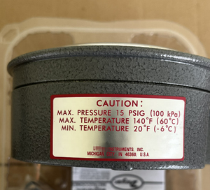 シリーズ2000磁気-lic差圧ゲージ2300-1000PAから2300-500PA 2300-60PA 2つの1/8 NPT接続 - Product Image 4