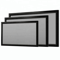 Écran de projection/cinéma HEYU 100'' 120'' 135'' 140'' 150'' 16:9 Sonore 3D Acoustique Transparent à Cadre Fixe