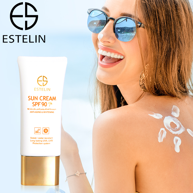 ESTELIN антивозрастной и отбеливающий солнцезащитный крем SPF90 крем для лица солнцезащитный