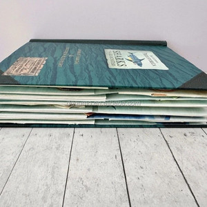 Papier Cadeau Artisanat Rectangle 3D <span class=keywords><strong>Pop</strong></span> <span class=keywords><strong>up</strong></span> Animaux Encyclopédie <span class=keywords><strong>Livre</strong></span> Personnalisé Disponible Trois Dimensions Carte De Voeux pour Enfants - Product Image 2