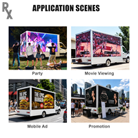 RX Fabrika Fiyatı Açık Hava P5 P8 P10 Kaldırılabilir LED Reklam Statik Kamyon IP65 Mobil Billboard Ekranı 4K HDR10+