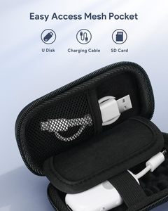 Estuche impermeable para SE/Pro <span class=keywords><strong>V2</strong></span>/Pro/<span class=keywords><strong>Duo</strong></span>, Relay/1Mii Transmisor inalámbrico Receptor Estuche portátil con cremallera para viaje en avión - Product Image 2