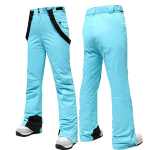 <span class=keywords><strong>Pantalones</strong></span> de esquí de alta calidad personalizados al por mayor al aire libre a prueba de viento cálido grueso doble correa <span class=keywords><strong>pantalones</strong></span> de esquí - Product Image 5