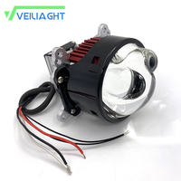 Phare de voiture à LED Aozoom 3 pouces avec lentille de projecteur laser, ampoule de remplacement AES Bi-LED 3 pouces, accessoires d'éclairage automobile