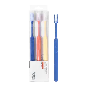 Toothbrush Customized Macaron Color Adult Soft Bristle Toothbrush With Independent Dust-Proof Cover