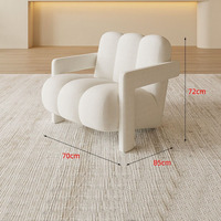 Sofá Seccional Yazhi de Tela Blanca en Forma de Media Luna, Sofá Redondo Moderno para Vestíbulo de Hotel, Sofá Circular de Forma Especial, Sofá de Cachemira