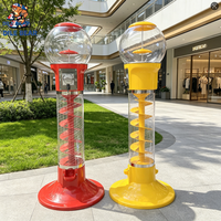 Distributeur automatique de bonbons en spirale, grande capacité, sur pied, pour supermarché, centre de jeux, FEC
