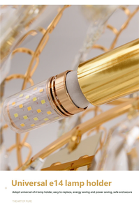 JYLIGHTING kristal avize tavan asılı lambalar lüks avize merdiven oturma odası otel Villa için cami ışık - Product Image 4
